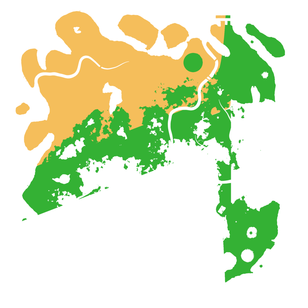 Biome Rust Map: Procedural Map, Size: 4250, Seed: 724957754