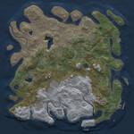 Thumbnail Rust Map: Procedural Map, Size: 4250, Seed: 724957754, 15 Monuments