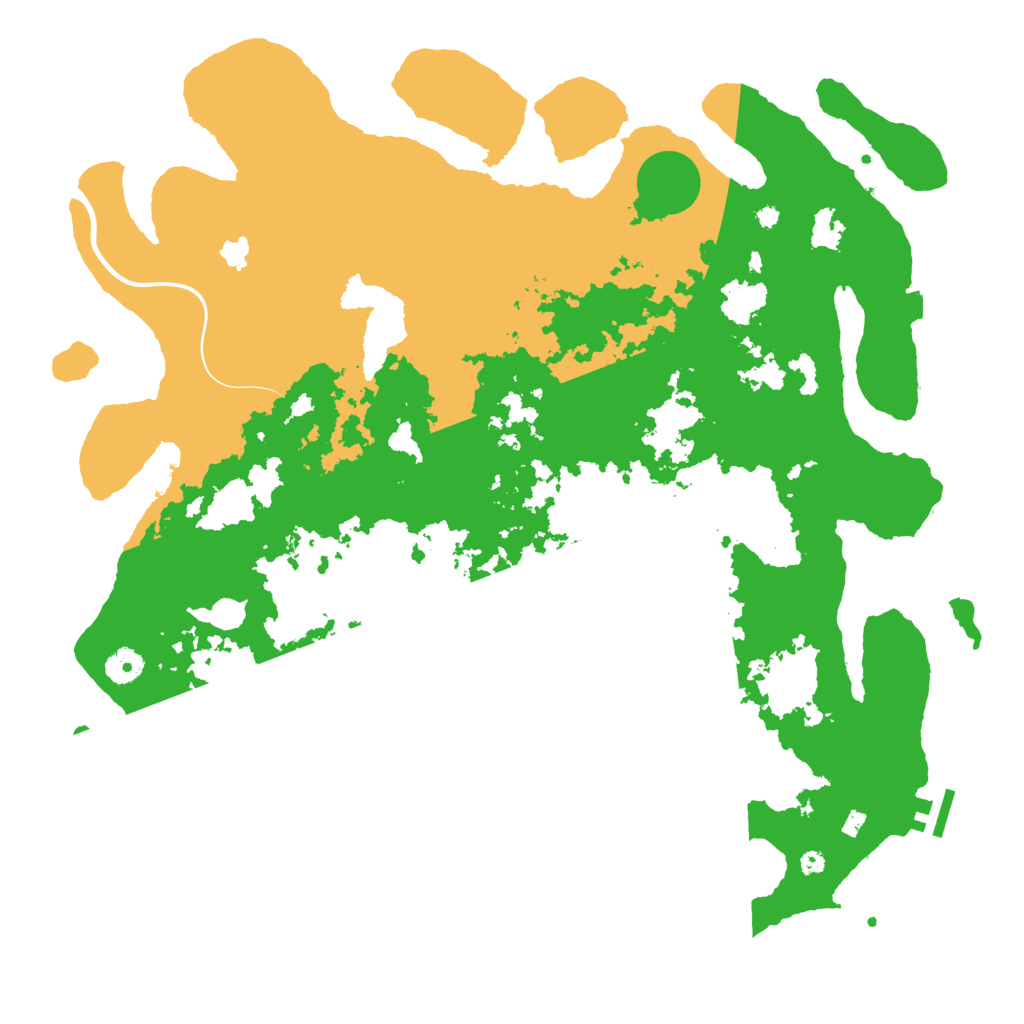 Biome Rust Map: Procedural Map, Size: 4250, Seed: 724957754
