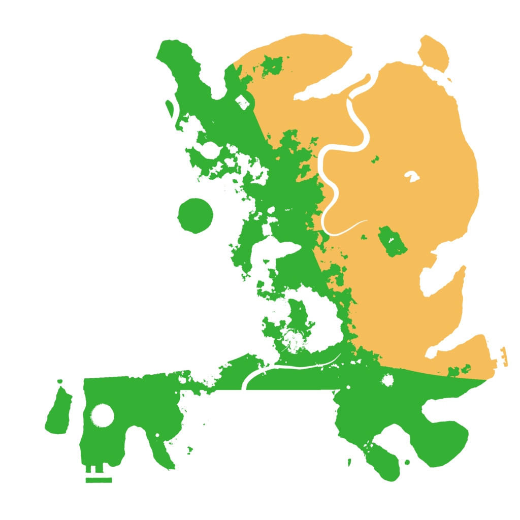 Biome Rust Map: Procedural Map, Size: 4000, Seed: 1615153691