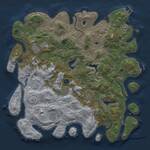 Thumbnail Rust Map: Procedural Map, Size: 4500, Seed: 306133397, 15 Monuments