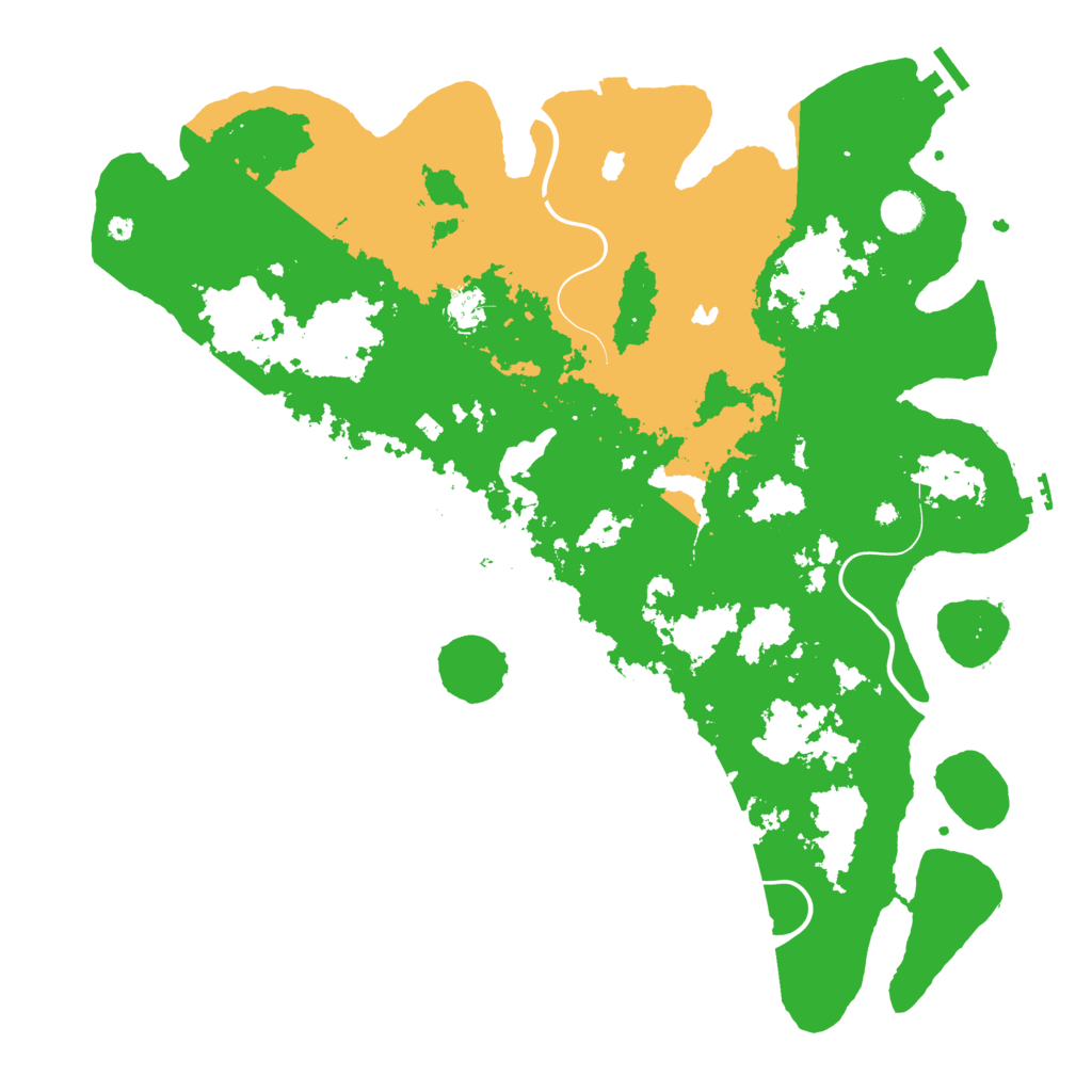 Biome Rust Map: Procedural Map, Size: 4500, Seed: 306133397