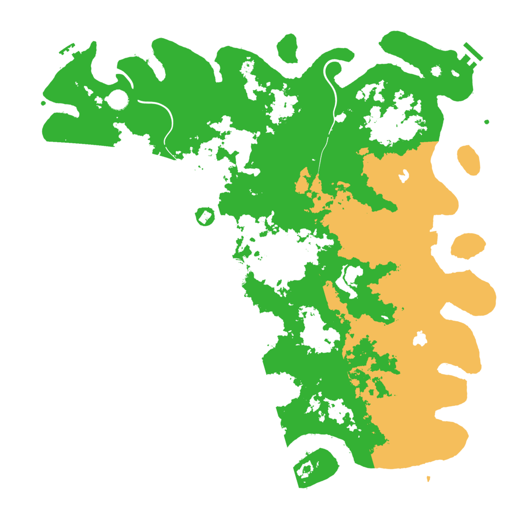 Biome Rust Map: Procedural Map, Size: 4500, Seed: 1085680397