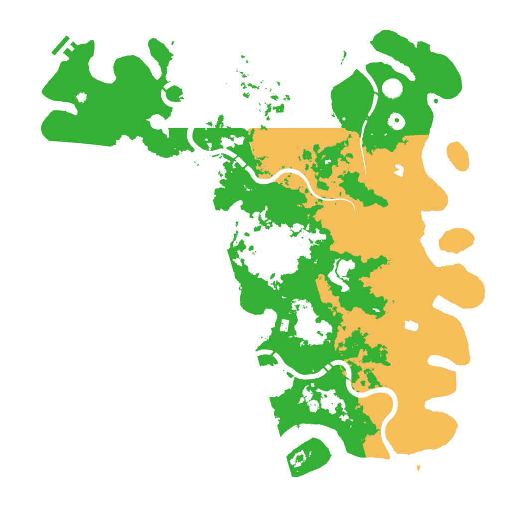 Biome Rust Map: Procedural Map, Size: 4500, Seed: 1085680397