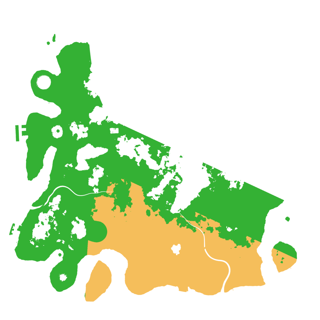 Biome Rust Map: Procedural Map, Size: 4000, Seed: 13454151