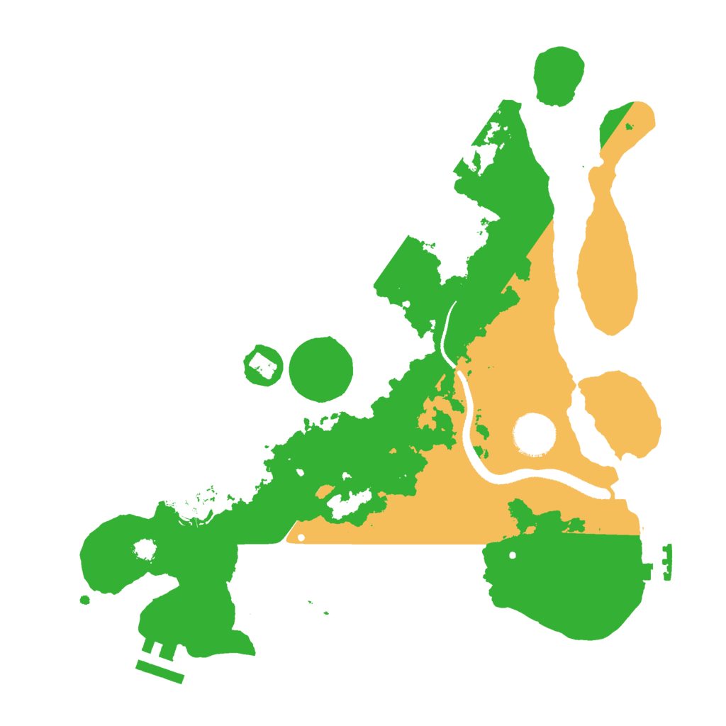 Biome Rust Map: Procedural Map, Size: 3000, Seed: 1830763998