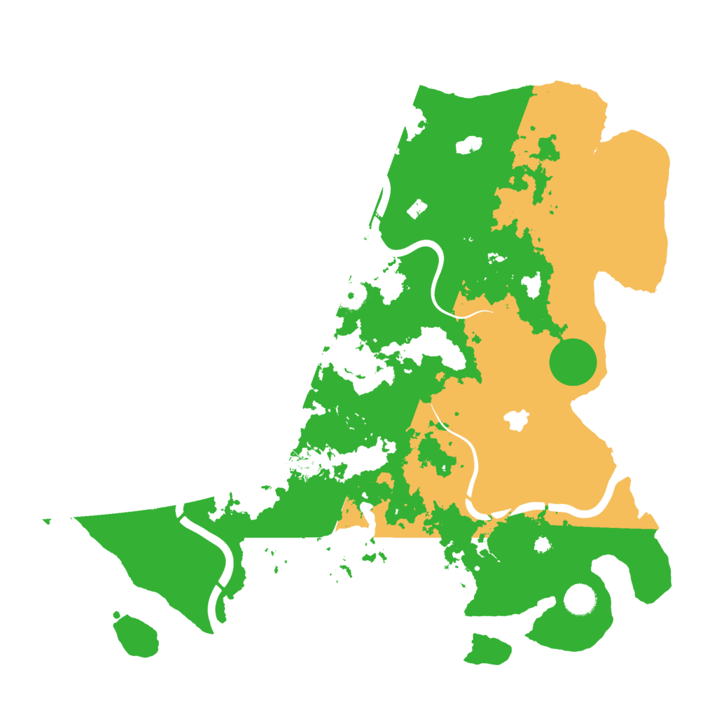 Biome Rust Map: Procedural Map, Size: 4000, Seed: 1215744301