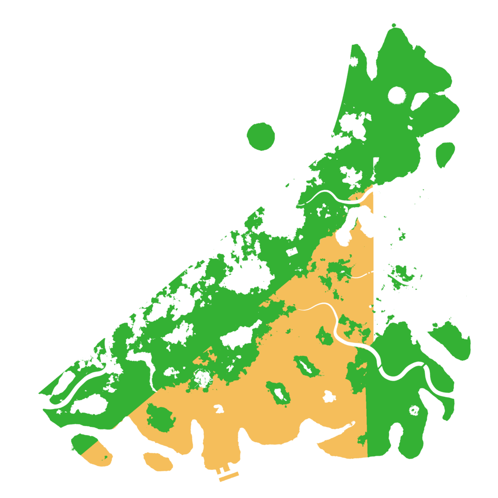 Biome Rust Map: Procedural Map, Size: 5000, Seed: 605214