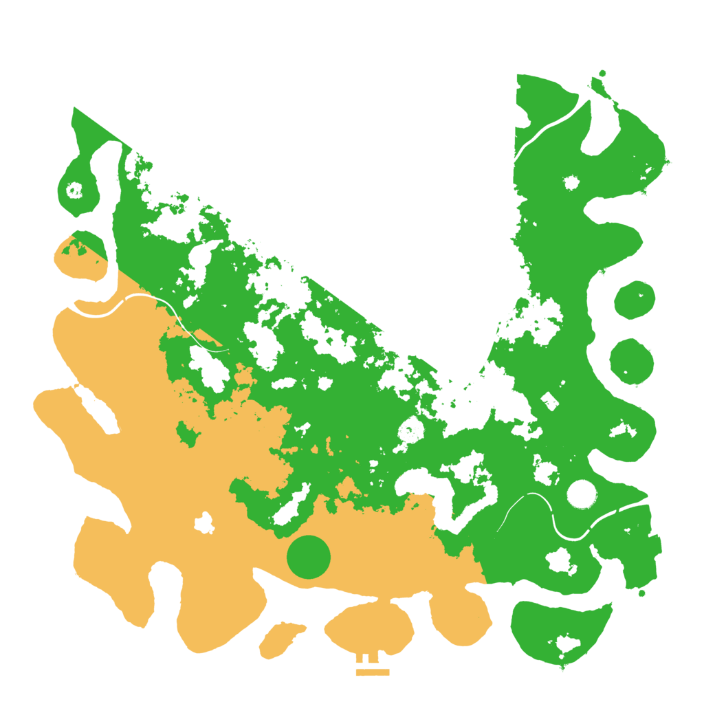 Biome Rust Map: Procedural Map, Size: 4250, Seed: 1838243139