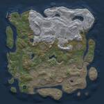 Thumbnail Rust Map: Procedural Map, Size: 4250, Seed: 398545232, 16 Monuments