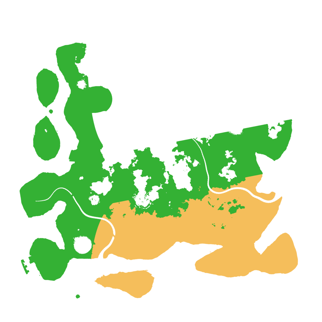 Biome Rust Map: Procedural Map, Size: 3250, Seed: 137288