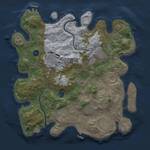 Thumbnail Rust Map: Procedural Map, Size: 3700, Seed: 1978298615, 14 Monuments