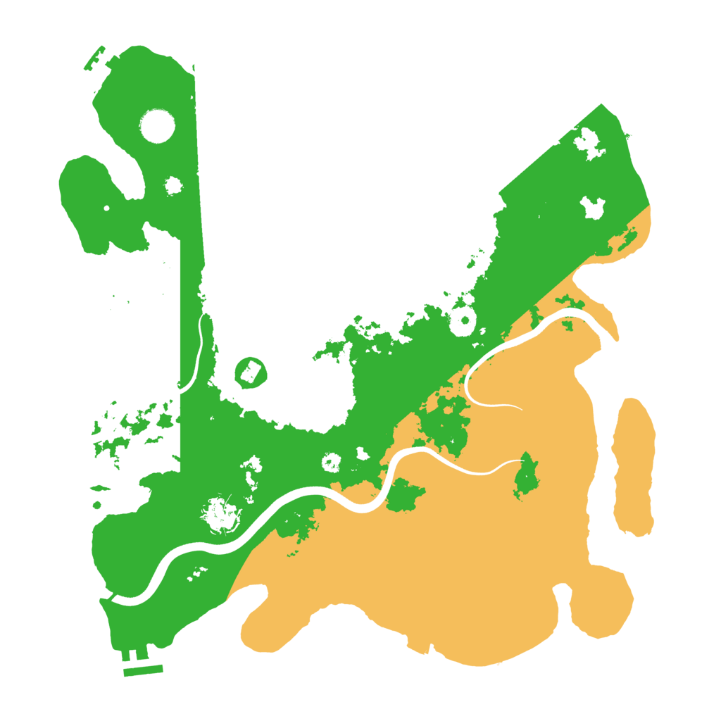 Biome Rust Map: Procedural Map, Size: 3700, Seed: 1978298615