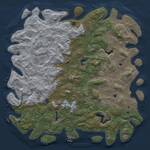 Thumbnail Rust Map: Procedural Map, Size: 6000, Seed: 518327050, 17 Monuments