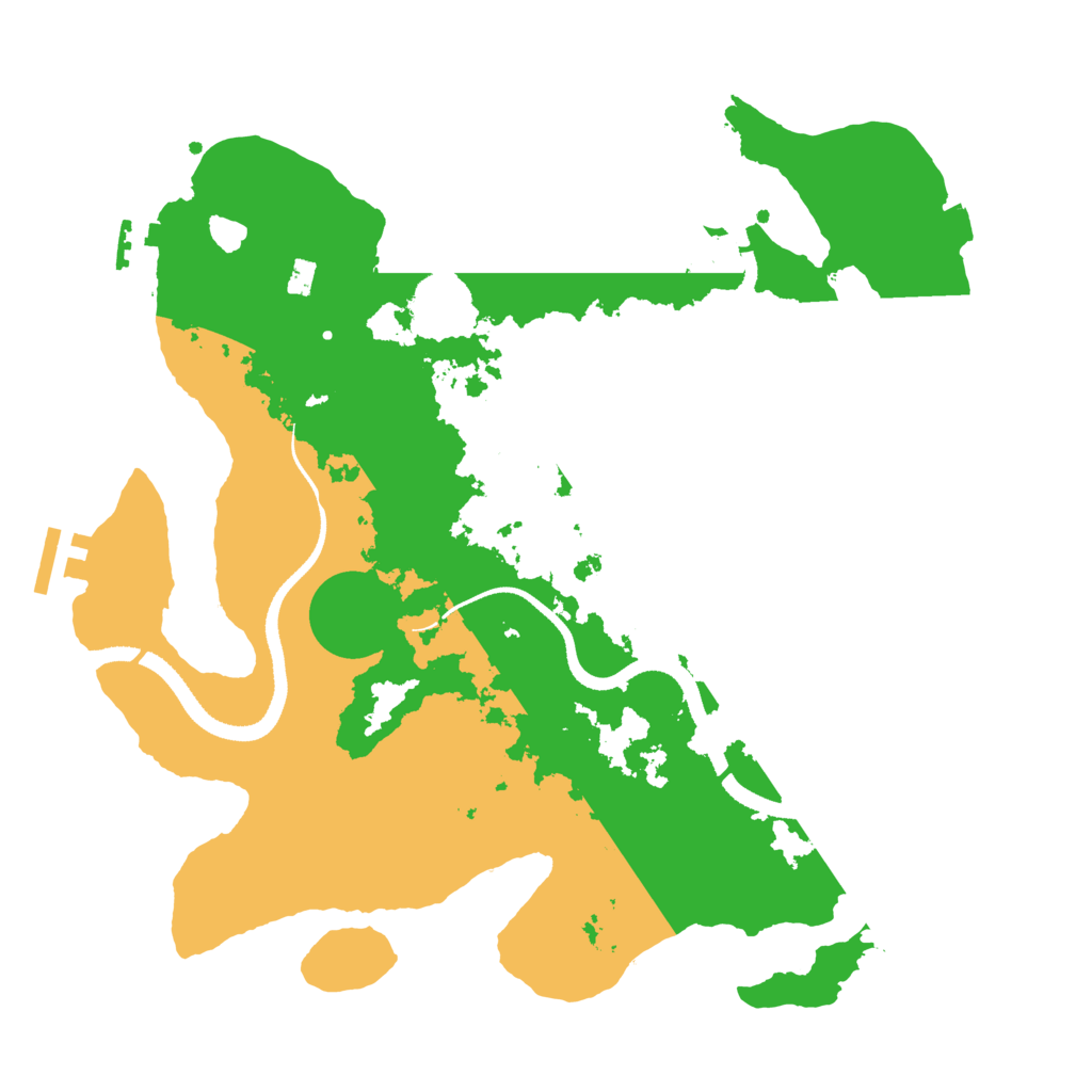 Biome Rust Map: Procedural Map, Size: 3300, Seed: 1178169512