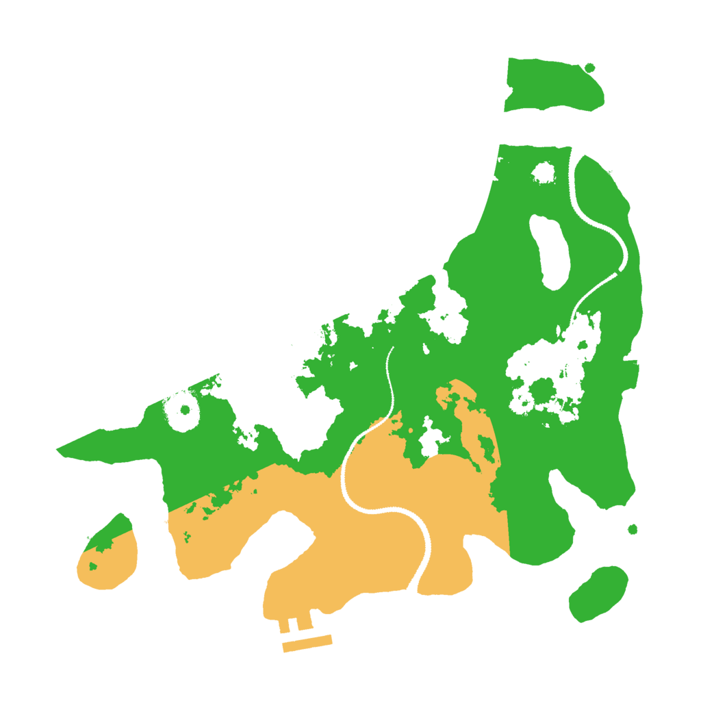 Biome Rust Map: Procedural Map, Size: 2850, Seed: 2010409037