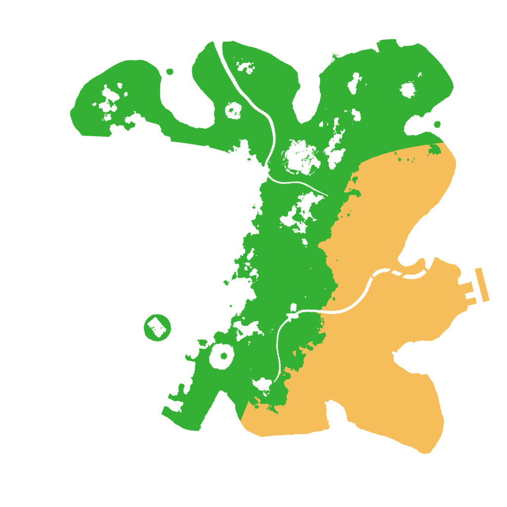Biome Rust Map: Procedural Map, Size: 3000, Seed: 1168947012