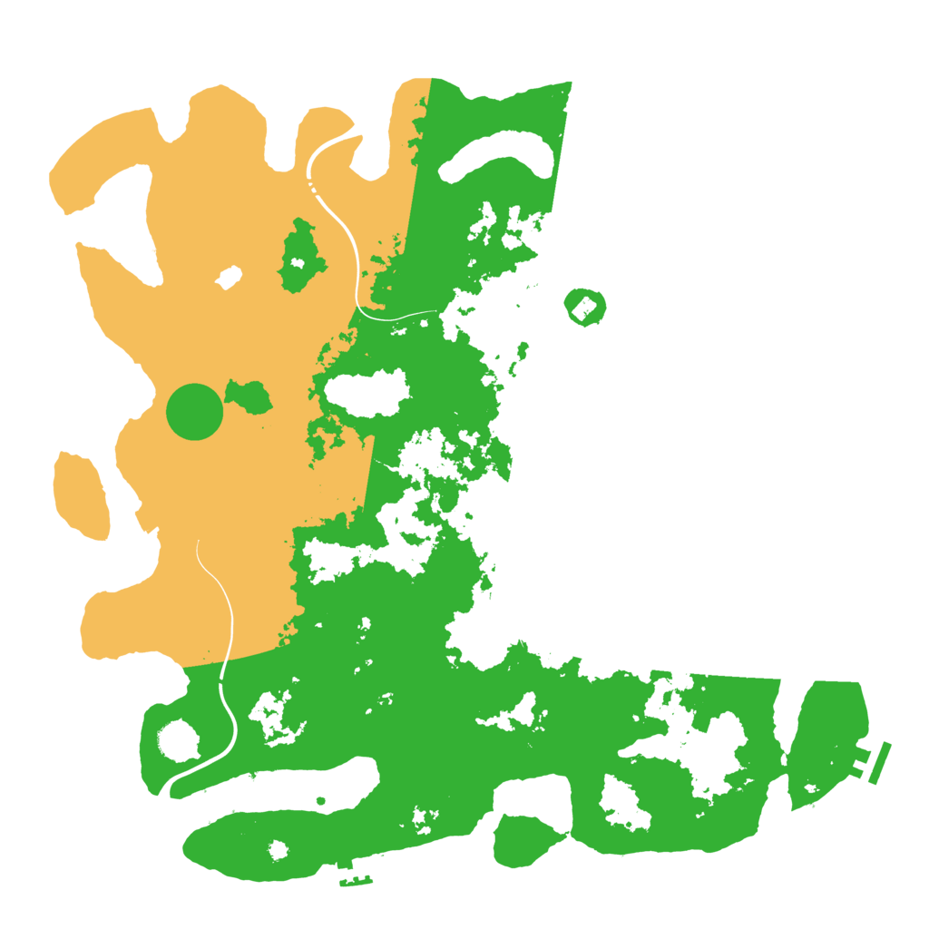 Biome Rust Map: Procedural Map, Size: 4300, Seed: 1217462