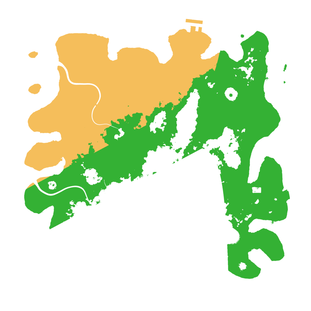 Biome Rust Map: Procedural Map, Size: 3700, Seed: 1866584368