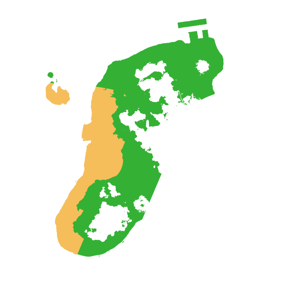 Biome Rust Map: Procedural Map, Size: 2150, Seed: 23