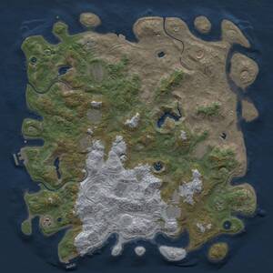 Thumbnail Rust Map: Procedural Map, Size: 4750, Seed: 949709414, 17 Monuments