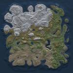 Thumbnail Rust Map: Procedural Map, Size: 4500, Seed: 2065609988, 15 Monuments