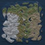 Thumbnail Rust Map: Procedural Map, Size: 4500, Seed: 910329483, 14 Monuments