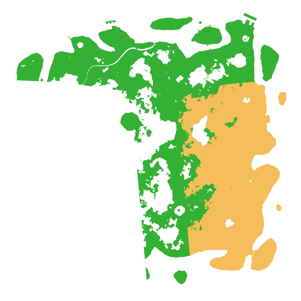 Biome Rust Map: Procedural Map, Size: 4500, Seed: 910329483