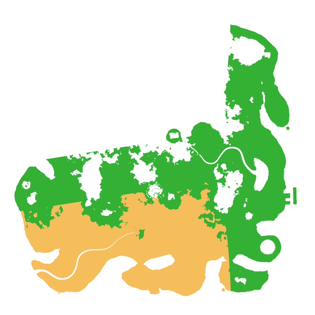 Biome Rust Map: Procedural Map, Size: 3750, Seed: 85360