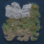 Thumbnail Rust Map: Procedural Map, Size: 3750, Seed: 85360, 16 Monuments