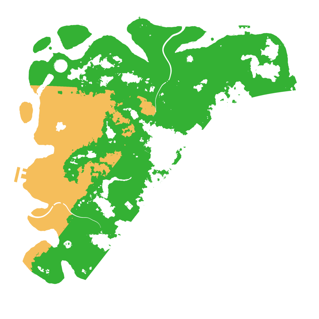 Biome Rust Map: Procedural Map, Size: 4250, Seed: 994127182