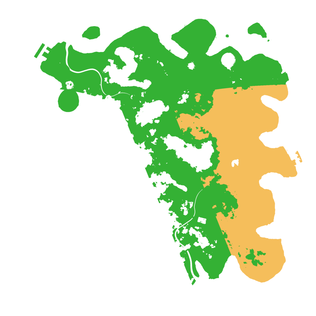 Biome Rust Map: Procedural Map, Size: 4000, Seed: 1279332473