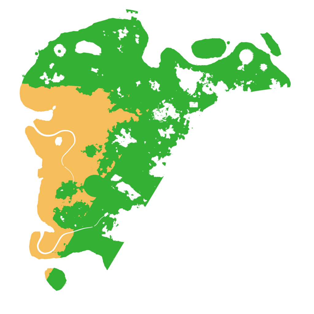 Biome Rust Map: Procedural Map, Size: 3950, Seed: 658593704