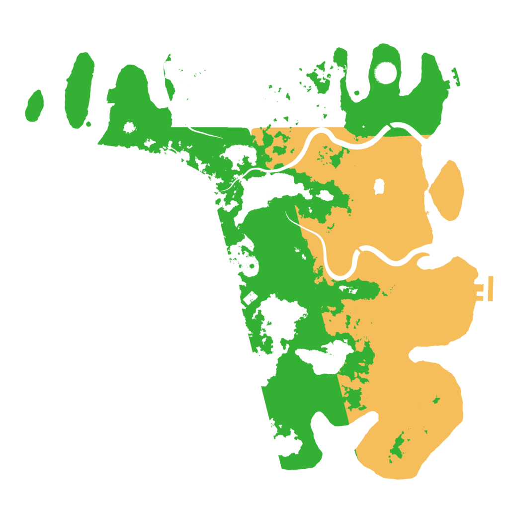 Biome Rust Map: Procedural Map, Size: 4100, Seed: 244571678