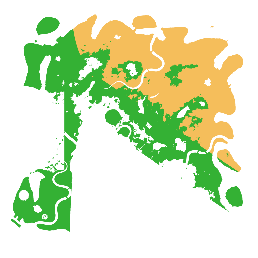 Biome Rust Map: Procedural Map, Size: 4500, Seed: 26255275