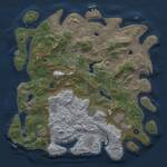 Thumbnail Rust Map: Procedural Map, Size: 4500, Seed: 26255275, 15 Monuments