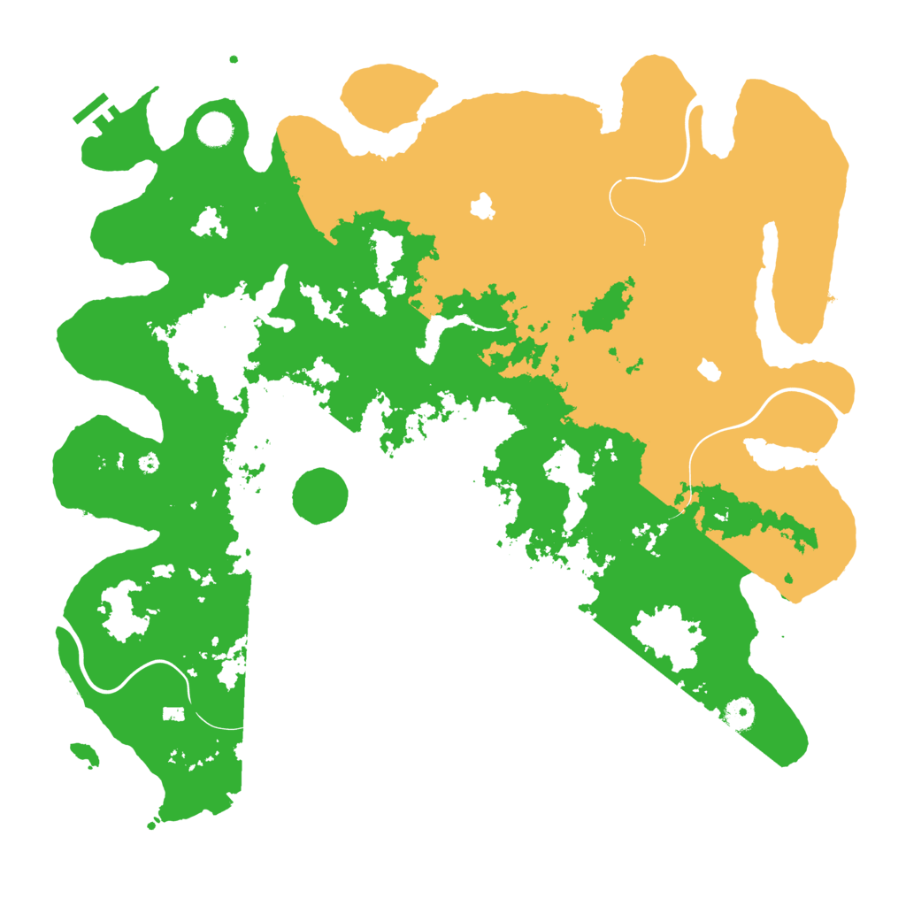 Biome Rust Map: Procedural Map, Size: 4500, Seed: 4579696