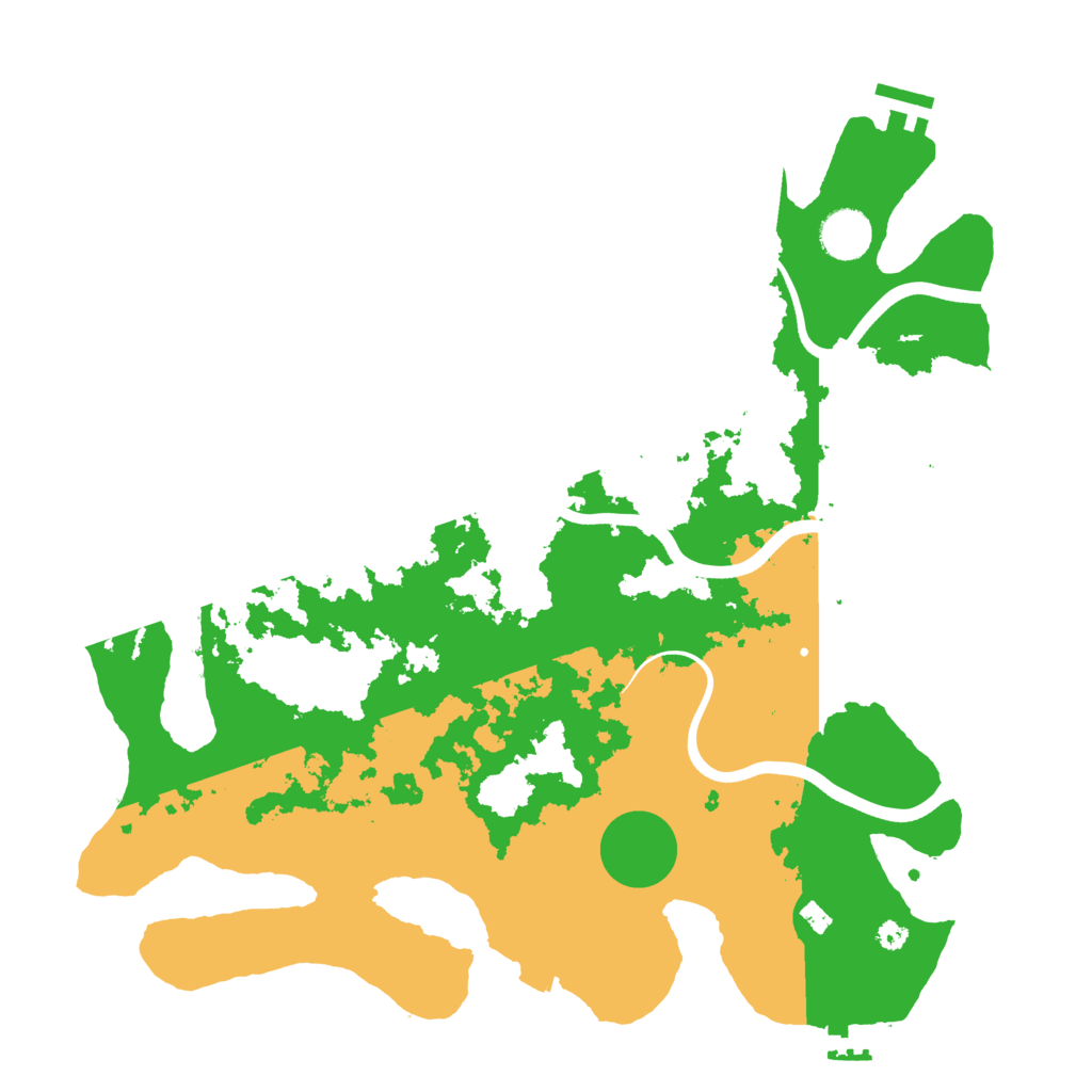Biome Rust Map: Procedural Map, Size: 3750, Seed: 645924777
