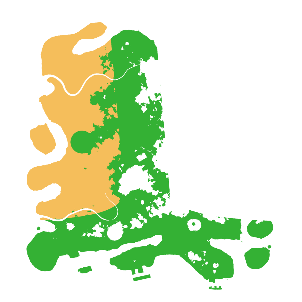 Biome Rust Map: Procedural Map, Size: 3500, Seed: 776218323