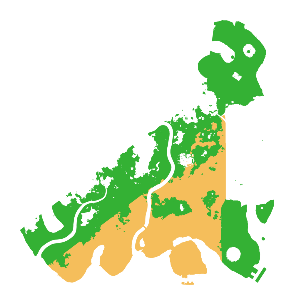 Biome Rust Map: Procedural Map, Size: 3700, Seed: 2071609597