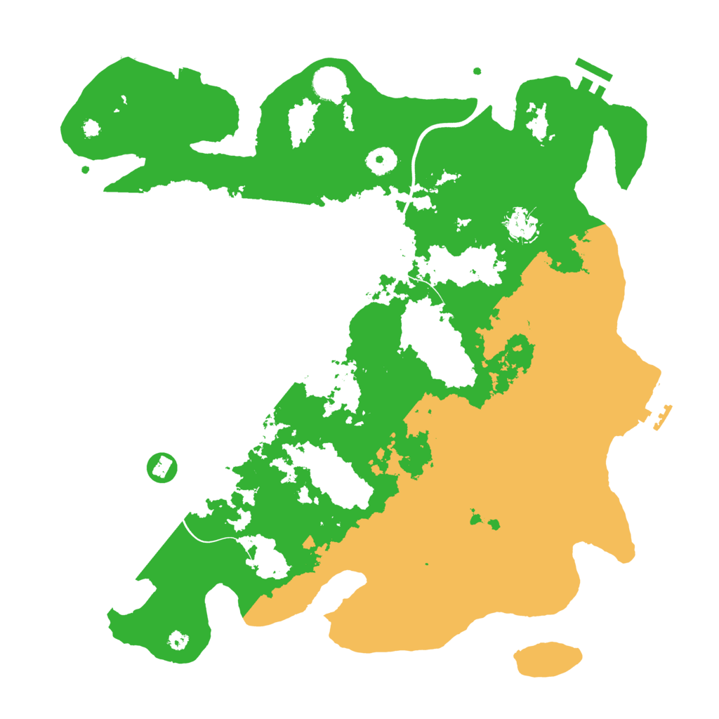 Biome Rust Map: Procedural Map, Size: 3750, Seed: 151108981
