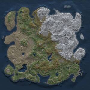 Thumbnail Rust Map: Procedural Map, Size: 4250, Seed: 546547533, 16 Monuments