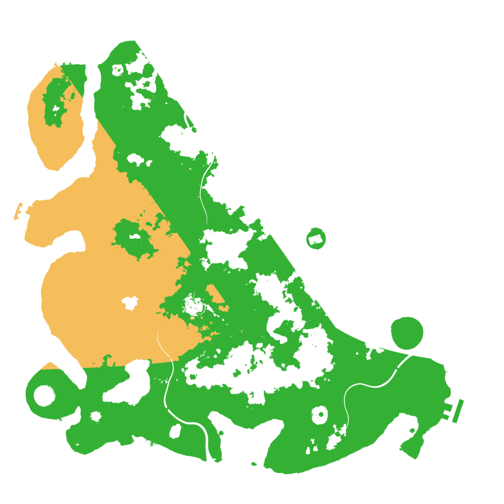 Biome Rust Map: Procedural Map, Size: 4250, Seed: 546547533