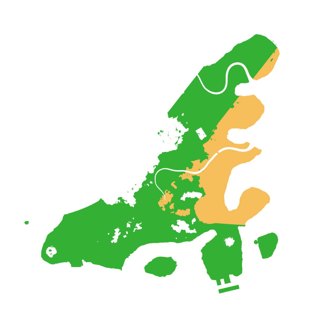 Biome Rust Map: Procedural Map, Size: 3000, Seed: 219412884