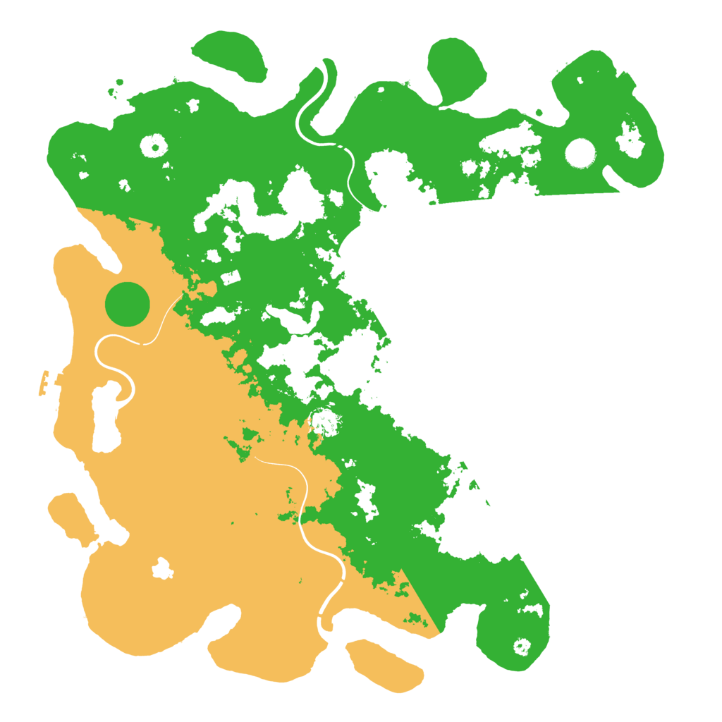 Biome Rust Map: Procedural Map, Size: 4250, Seed: 544136845