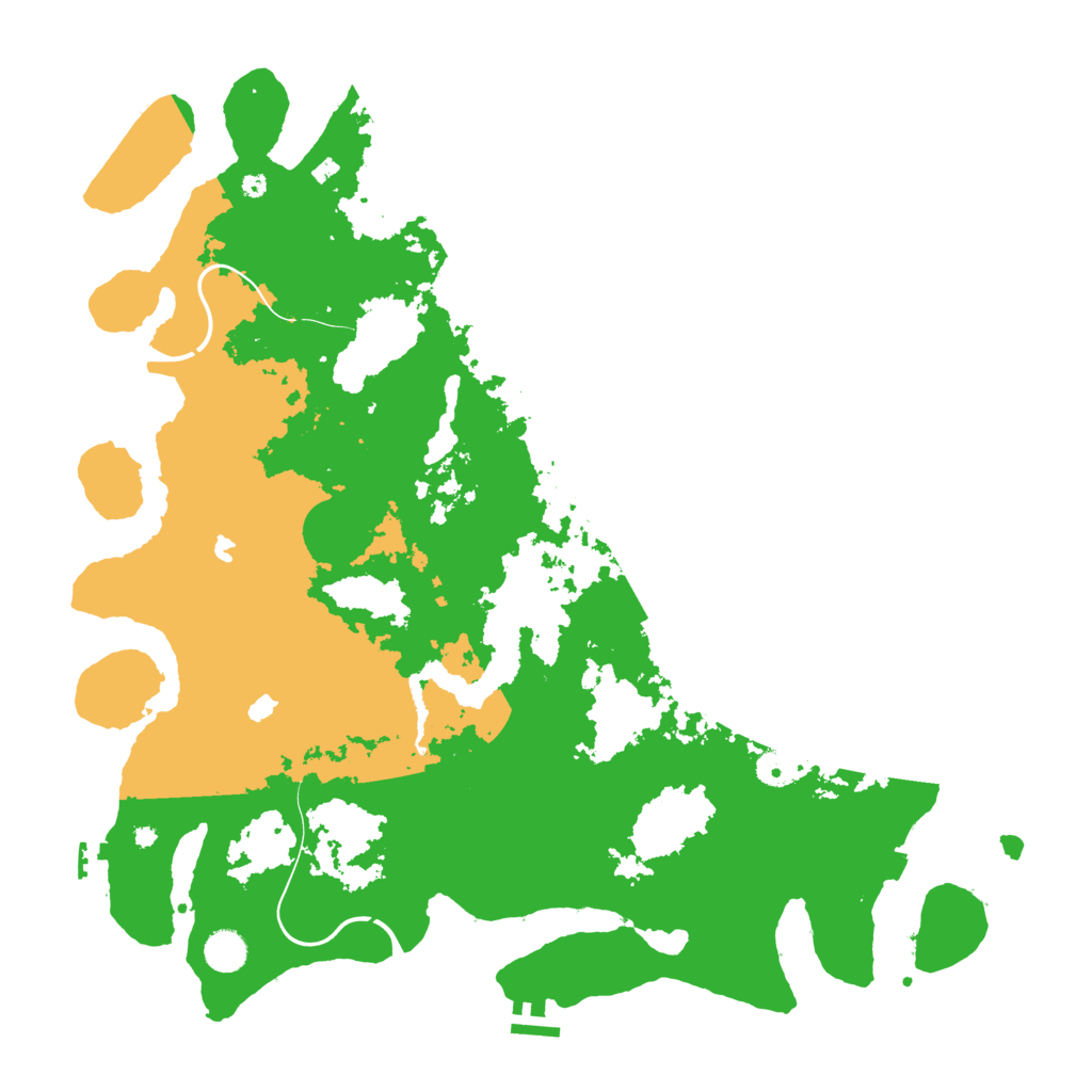 Biome Rust Map: Procedural Map, Size: 4500, Seed: 1155535854