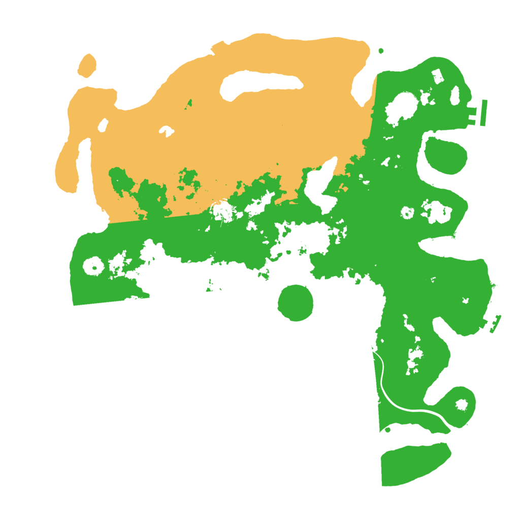 Biome Rust Map: Procedural Map, Size: 4000, Seed: 288845