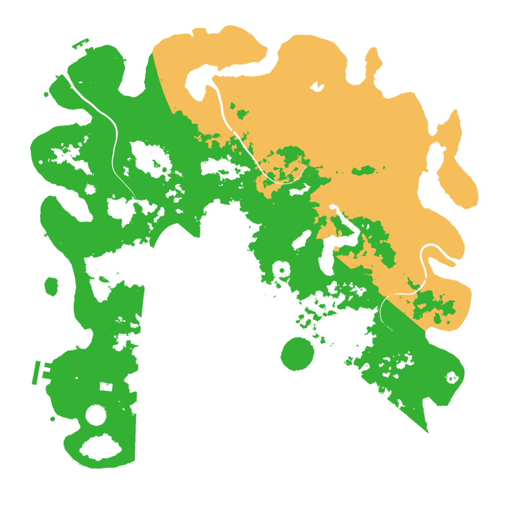 Biome Rust Map: Procedural Map, Size: 4300, Seed: 956612694