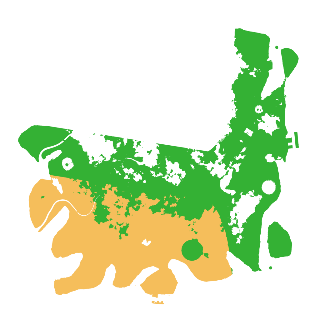 Biome Rust Map: Procedural Map, Size: 4050, Seed: 862966600