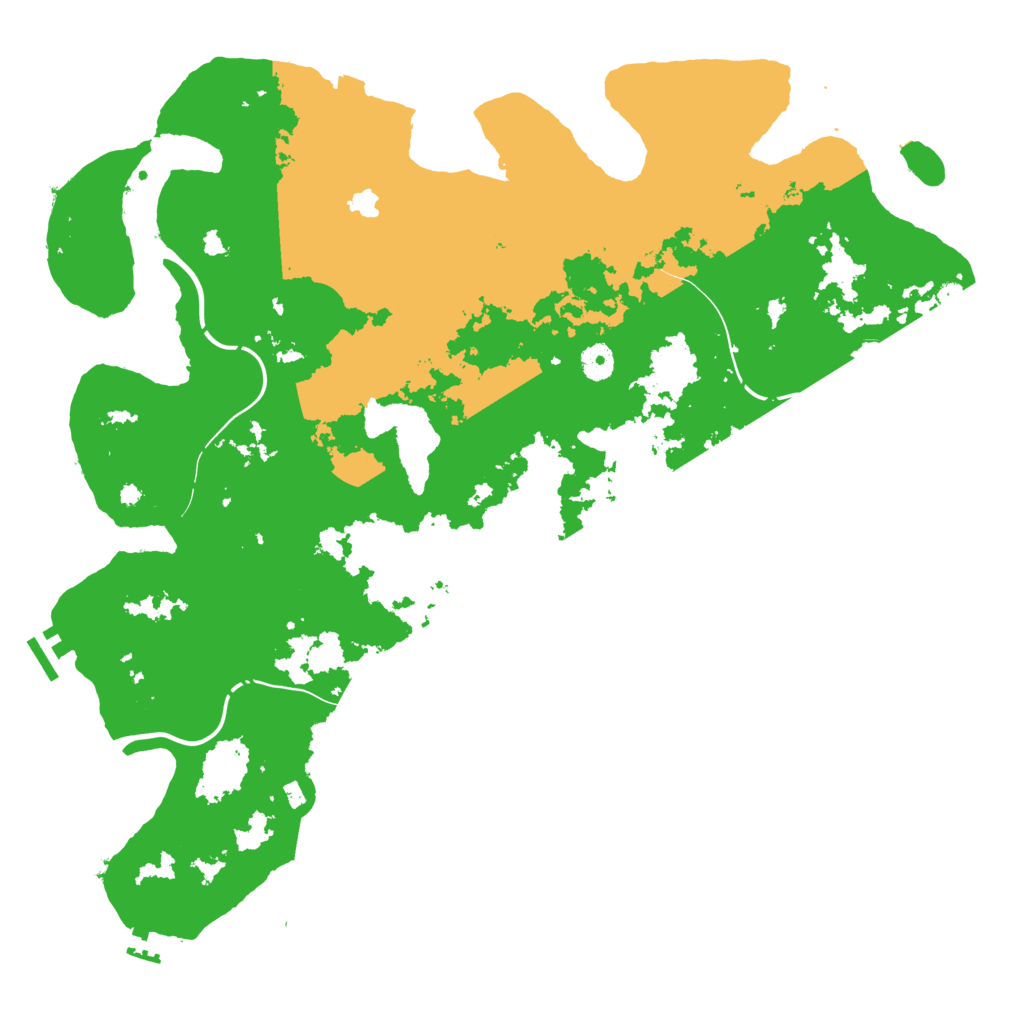 Biome Rust Map: Procedural Map, Size: 4400, Seed: 8611